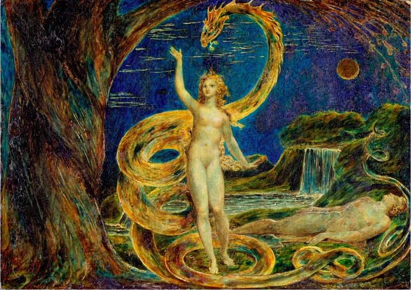 Eva tentata dal serpente - William Blake