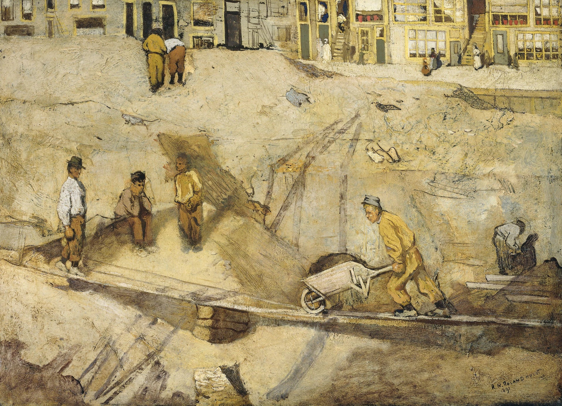 Excavation de sable à Amsterdam - Richard Roland Holst