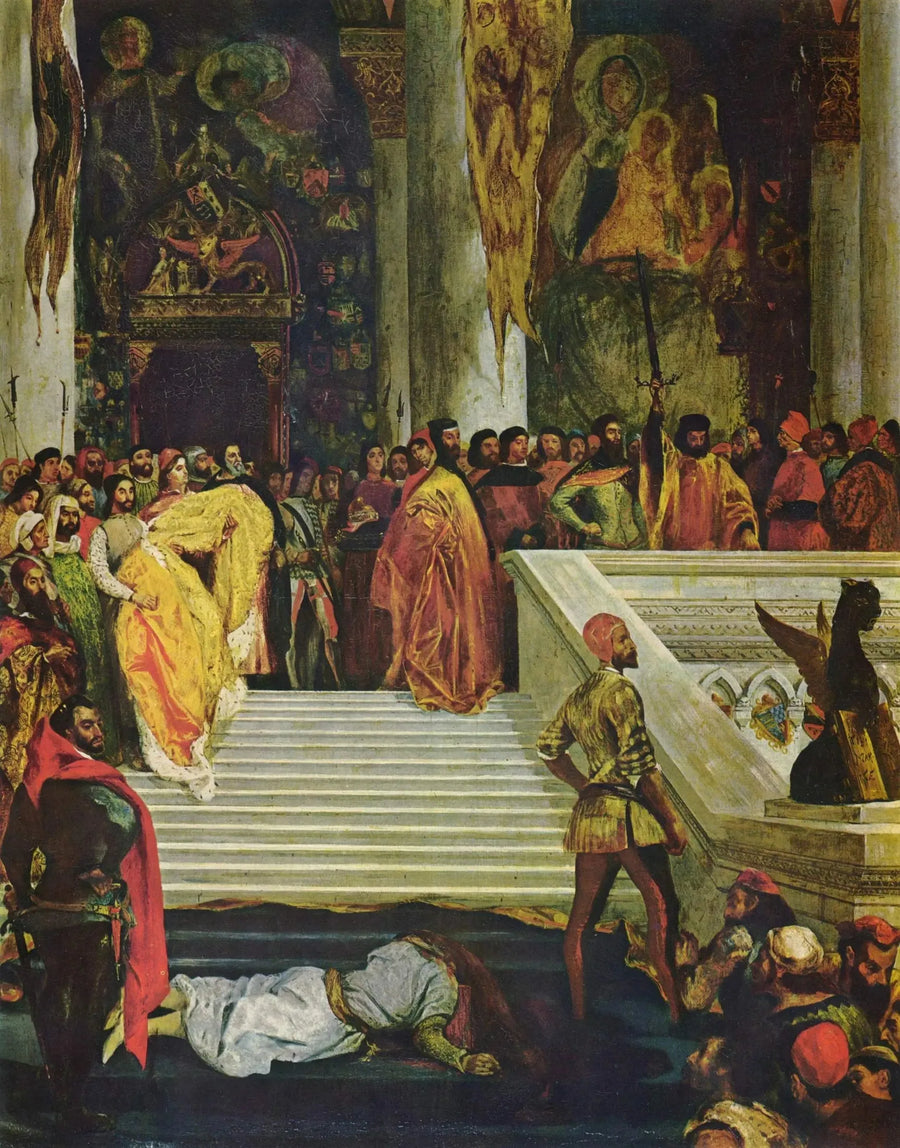 Esecuzione del doge Marino Faliero - Eugène Delacroix