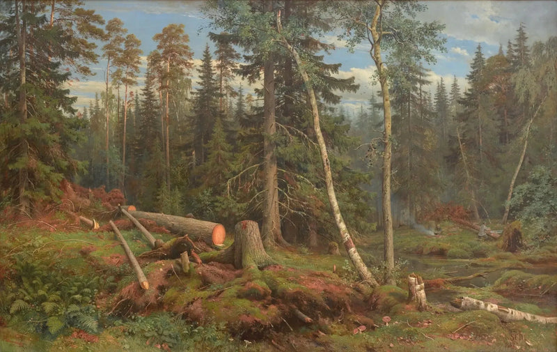 Exploitation forestière - Ivan Chichkine