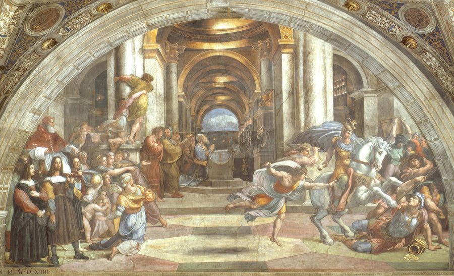 L’Expulsion d’Héliodore du Temple, 1511-1512 – Raphaël et atelier