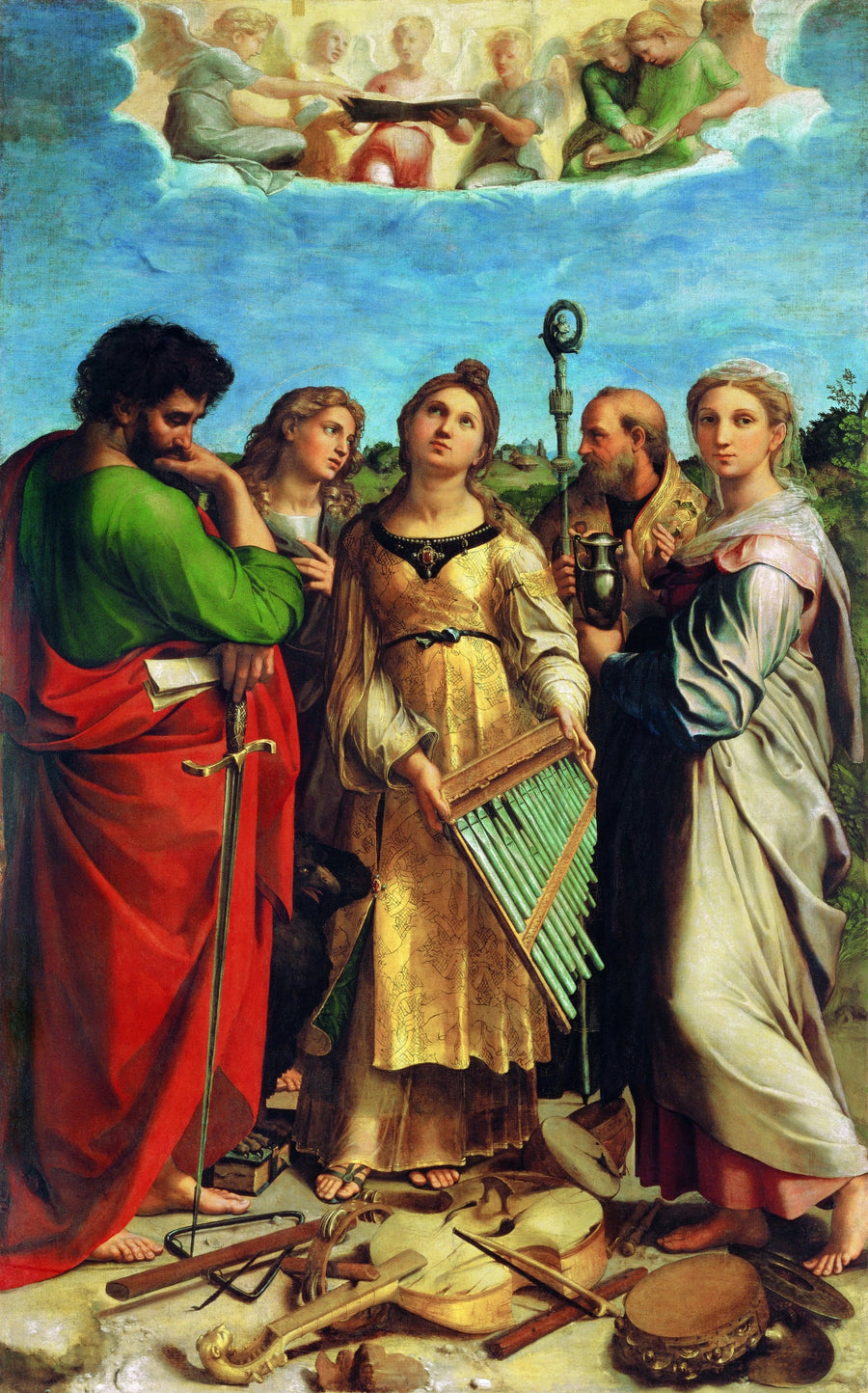 Extase de sainte Cécile, 1515-1516 – Raphaël