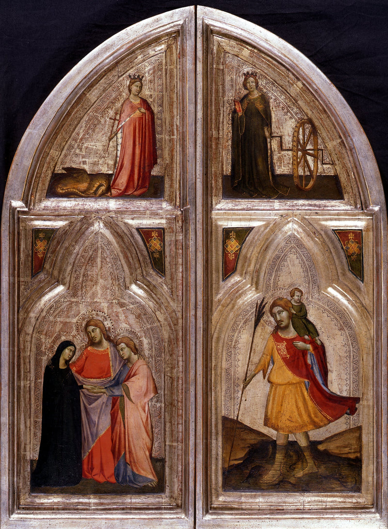 Esterno delle ante del trittico - Taddeo Gaddi