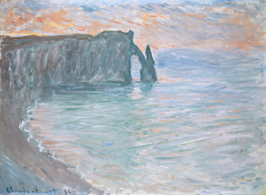 La scogliera a valle con il cancello e l'ago W908 - Monet