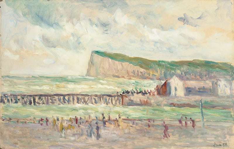 Scogliera marina vicino al Tréport - Maximilien Luce