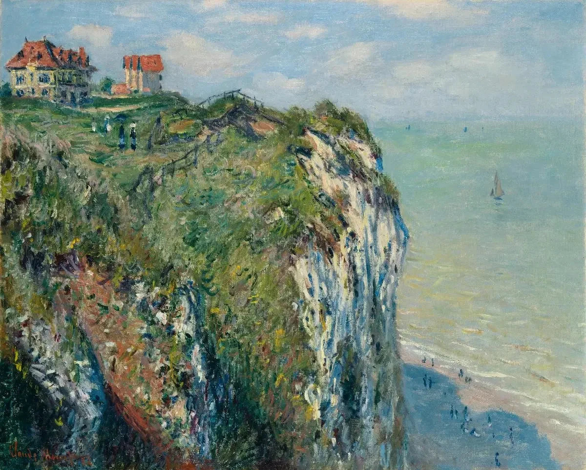 La Falaise a Dieppe W759 - Claude Monet
