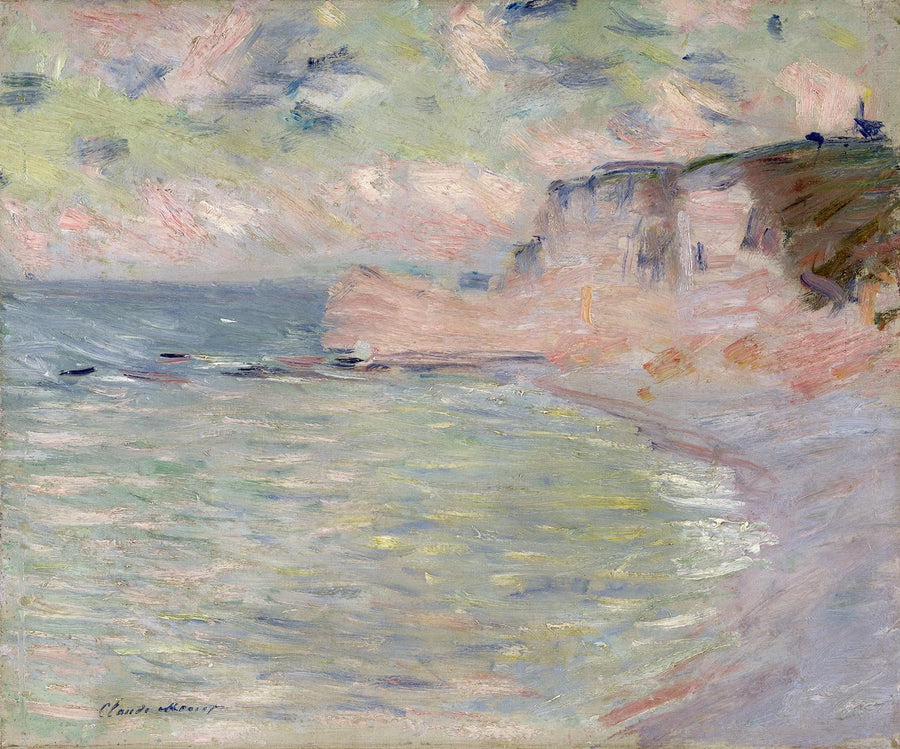 Scogliera e Porte d'Amont, effetto mattina W1011 - Claude Monet