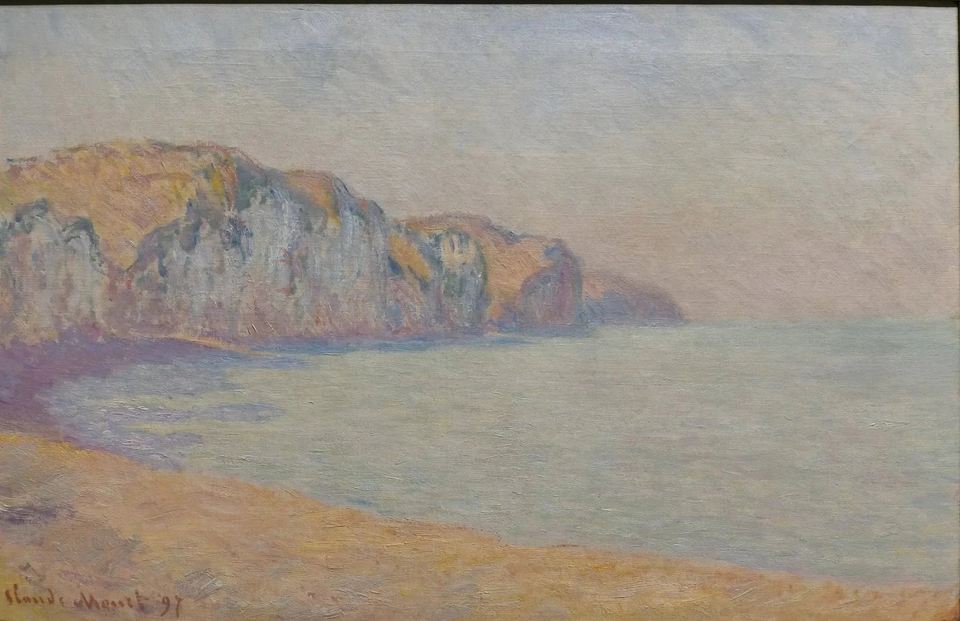 Falaise de Pourville, le matin de Claude Monet, 1897 – Musée des beaux-arts de Montréal, inventaire 1918.126, W1442
