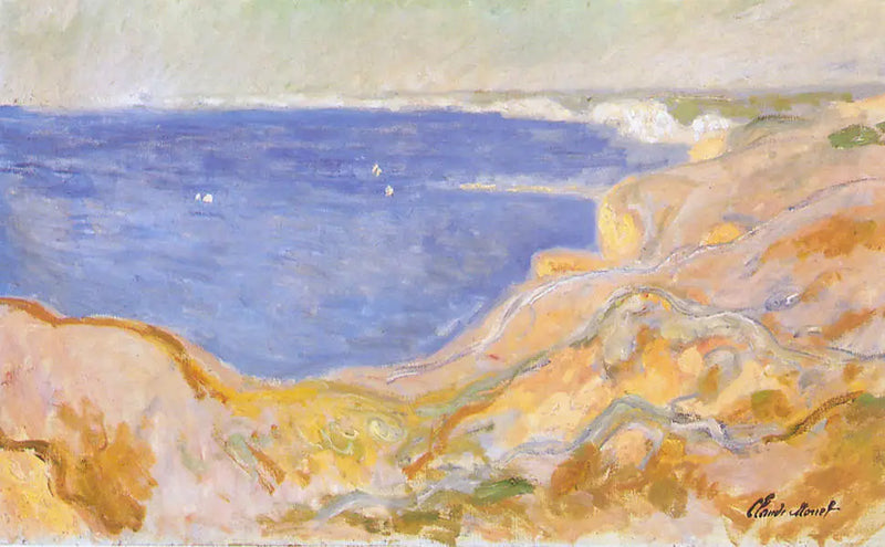 Scogliere a est di Pourville - Claude Monet