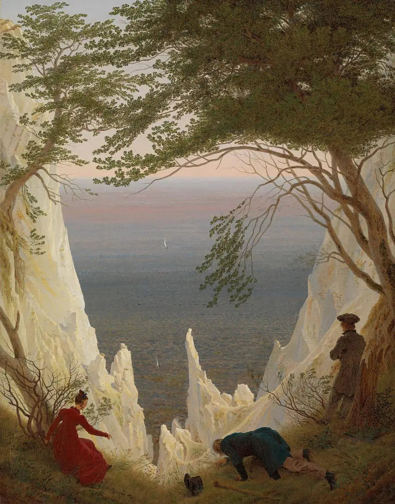Falesie di gesso sull'isola di Rügen - Caspar David Friedrich