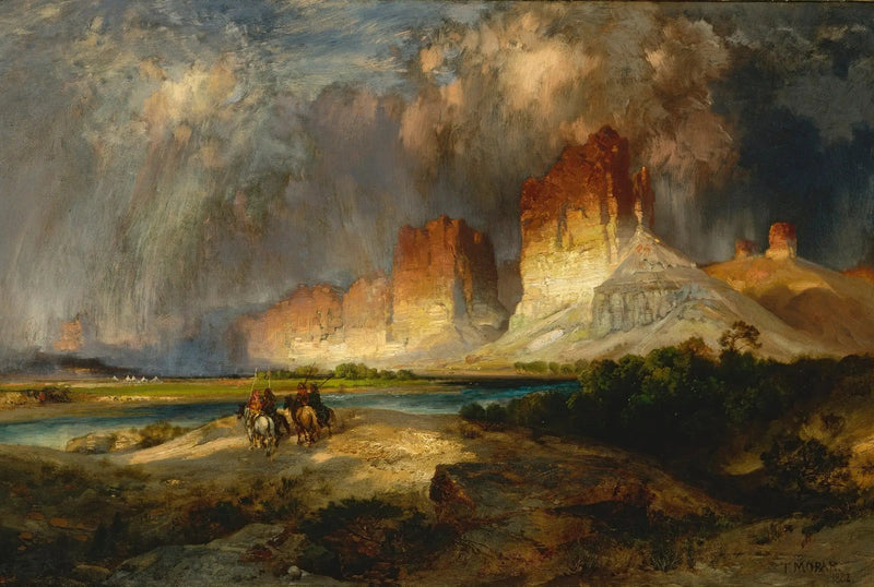 Falesie del Alto Colorado, territorio del Wyoming - Thomas Moran