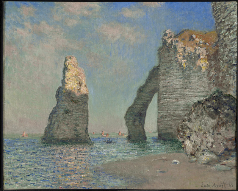 Le Scogliere a Étretat W1034 - Claude Monet