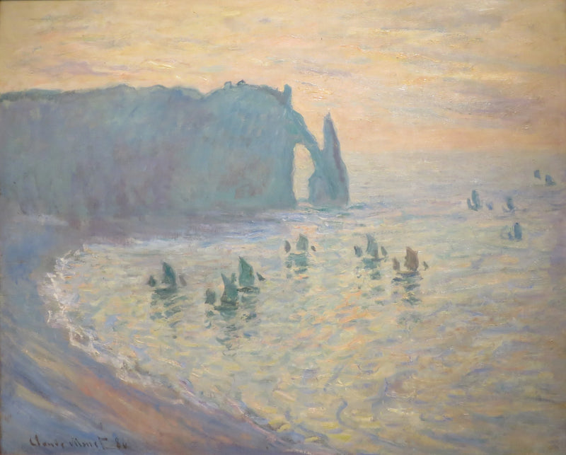 Le Scogliere a Étretat W1046 - Claude Monet