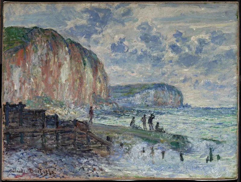 Le scogliere delle Petites Dalles - Claude Monet