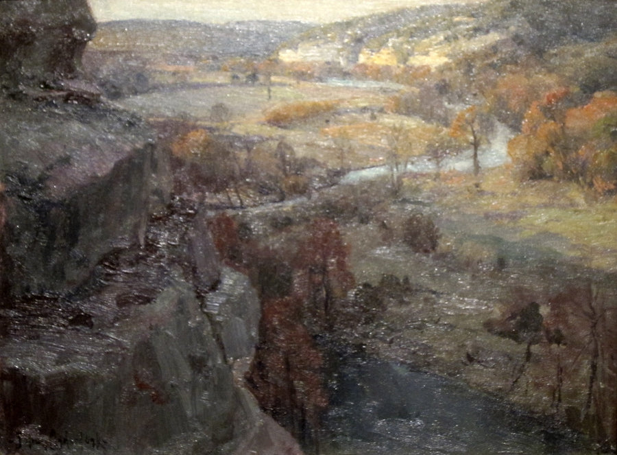 Scogliere sul fiume Guadalupe, 27 chilometri sopra Kerrville, Texas - Julian Onderdonk