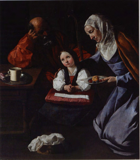 Famiglia della Vergine - Francisco de Zurbarán