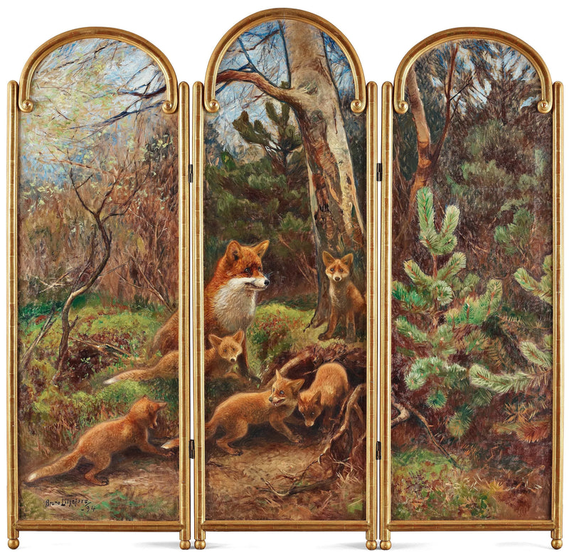 La famiglia Fox - Bruno Liljefors