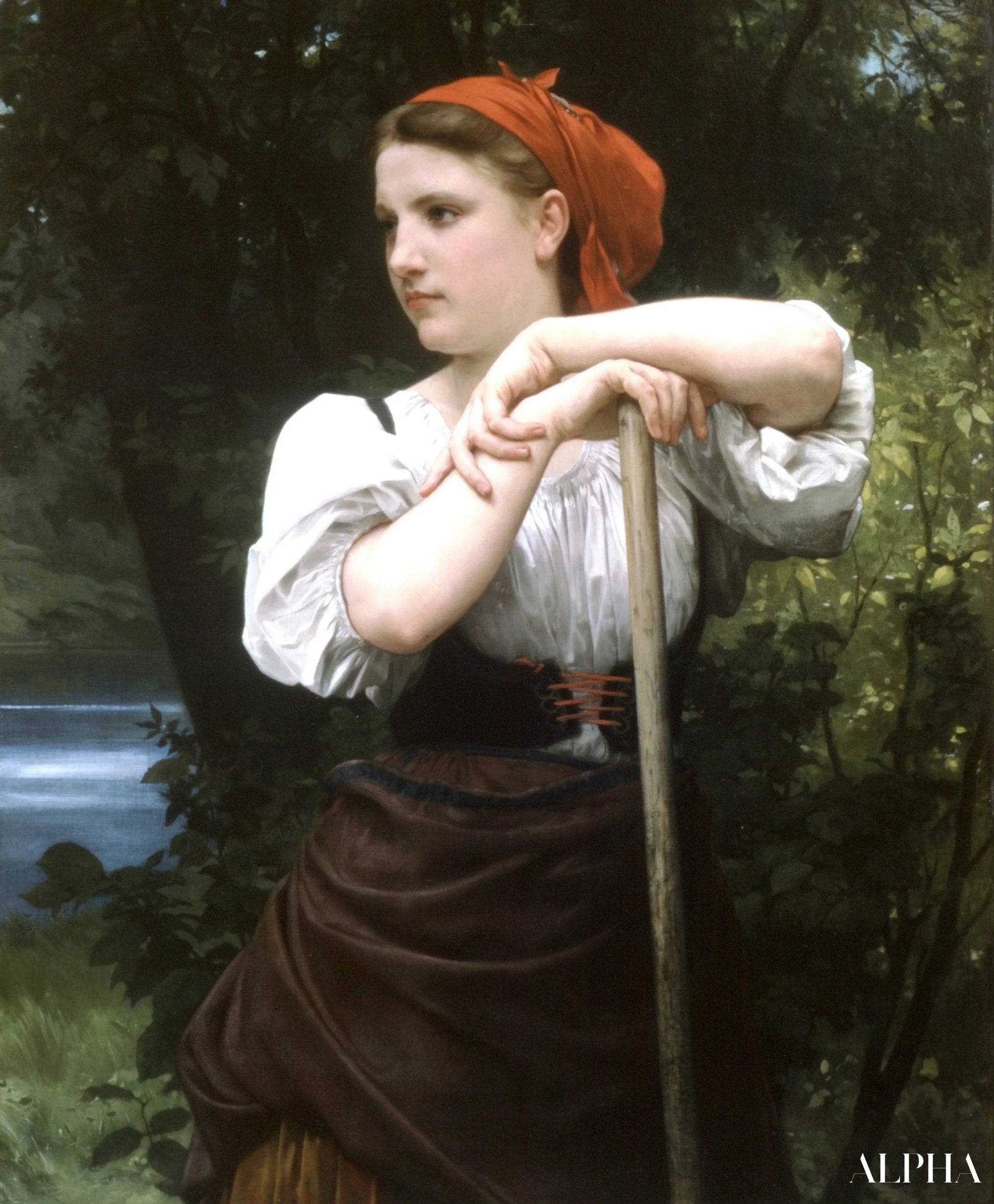 Faneuse - William Bouguereau - Riproduzioni di quadri e dipinti di alta gamma