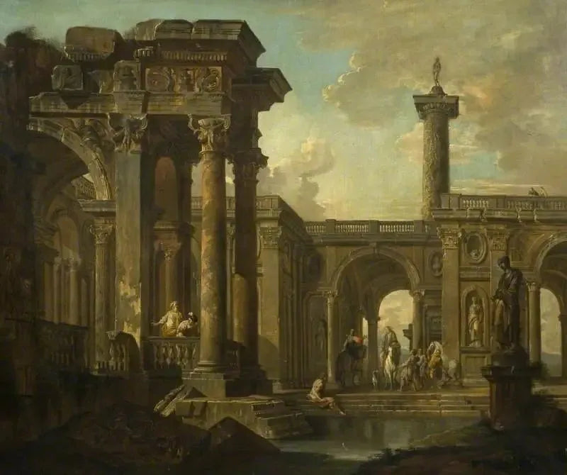 Fantaisie architettonica con rovine classiche - Giovanni Paolo Panini
