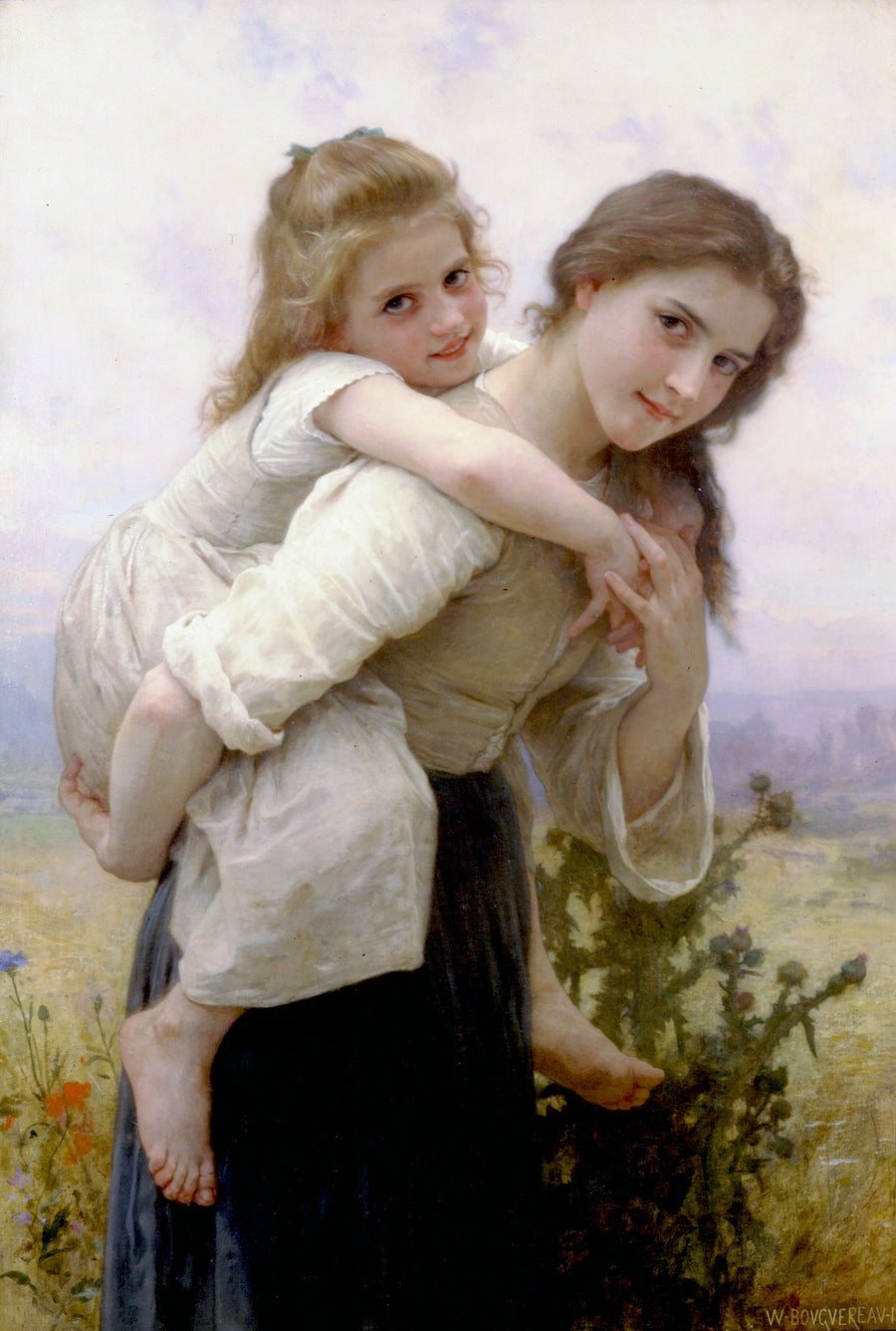 Fardeau agréable - Bouguereau