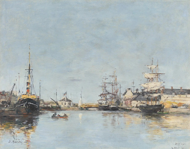 Fécamp, il bacino - Eugène Boudin