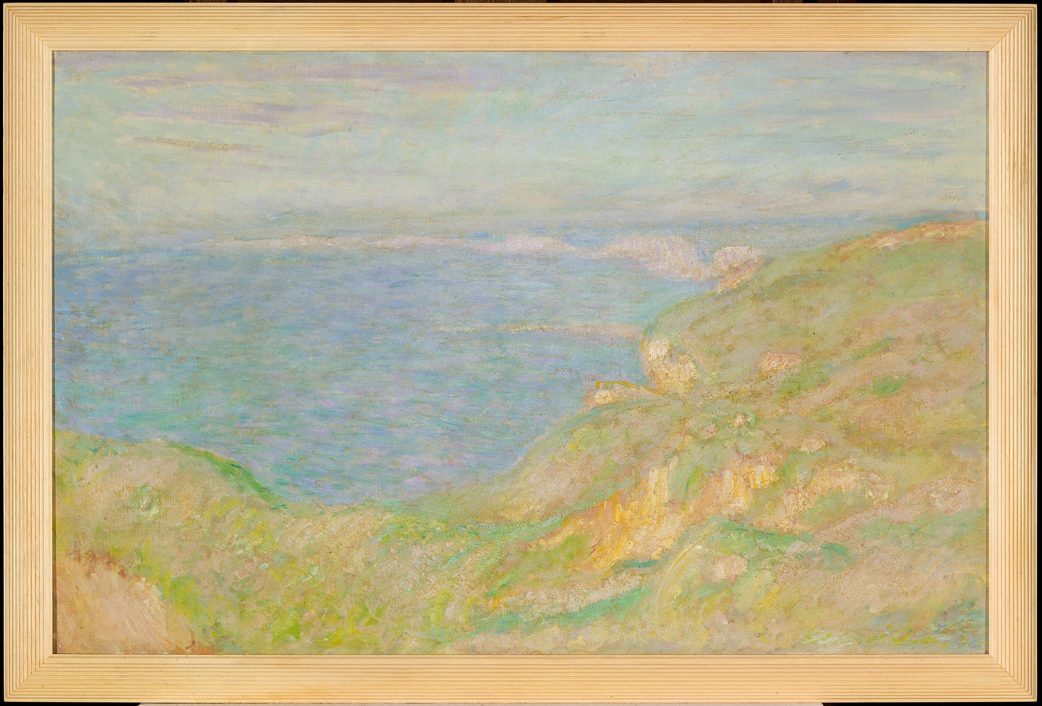 Falaise de Fécamp de Claude Monet, 1897 – musée d’Orsay, MNR 223, 65 × 100 cm, Wildenstein 1430