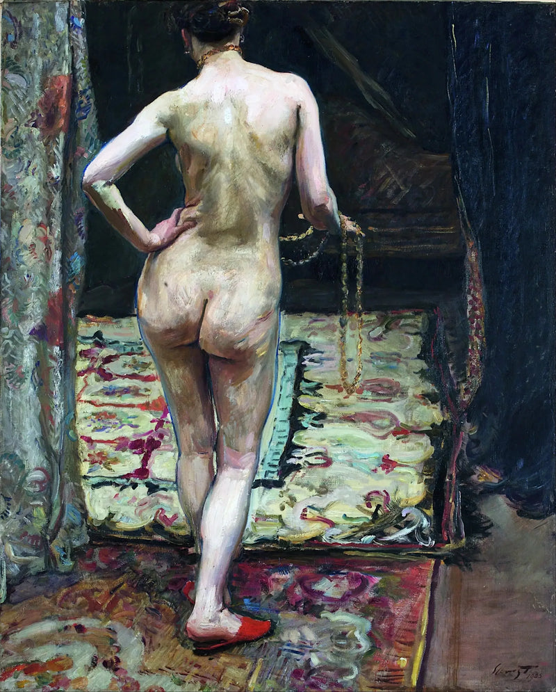Femmina nuda di schiena - Max Slevogt