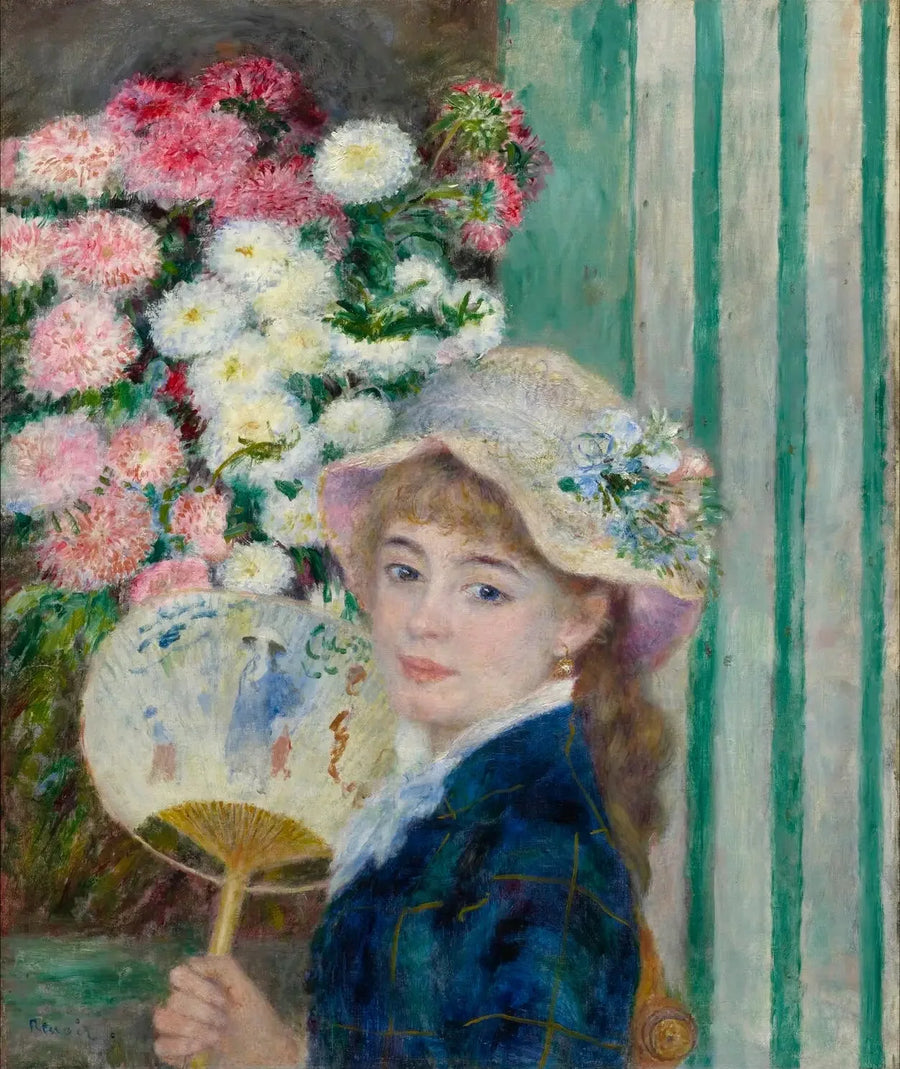 Donna con ventaglio - Pierre-Auguste Renoir