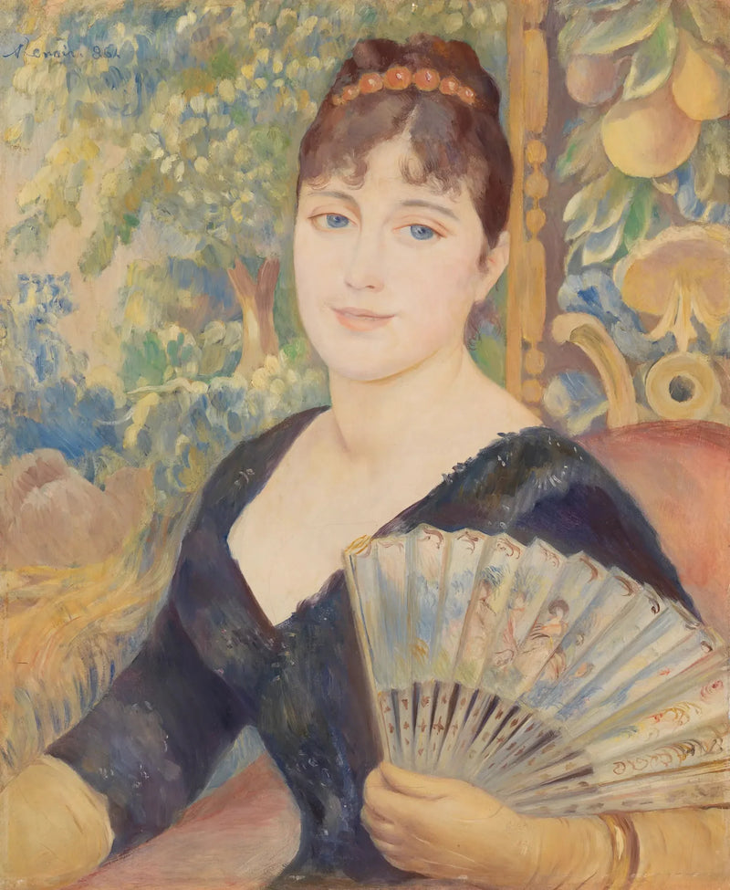 Donna con ventaglio - Pierre-Auguste Renoir