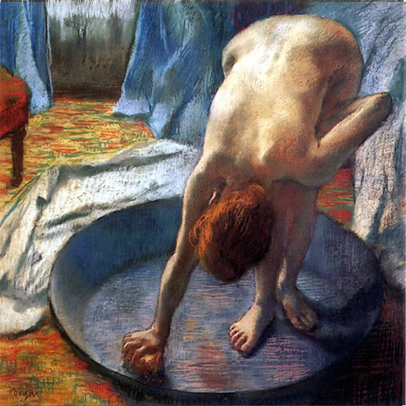 Donna con la bacinella - Edgar Degas