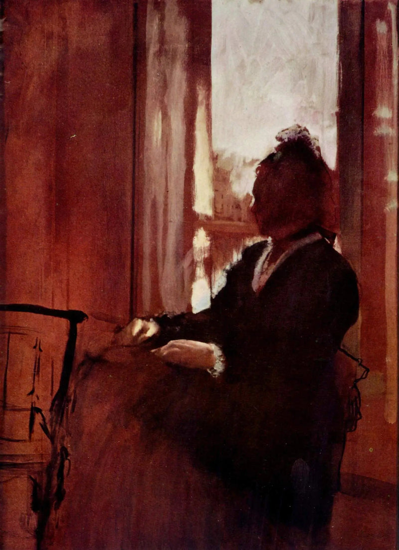 Donna alla finestra - Edgar Degas