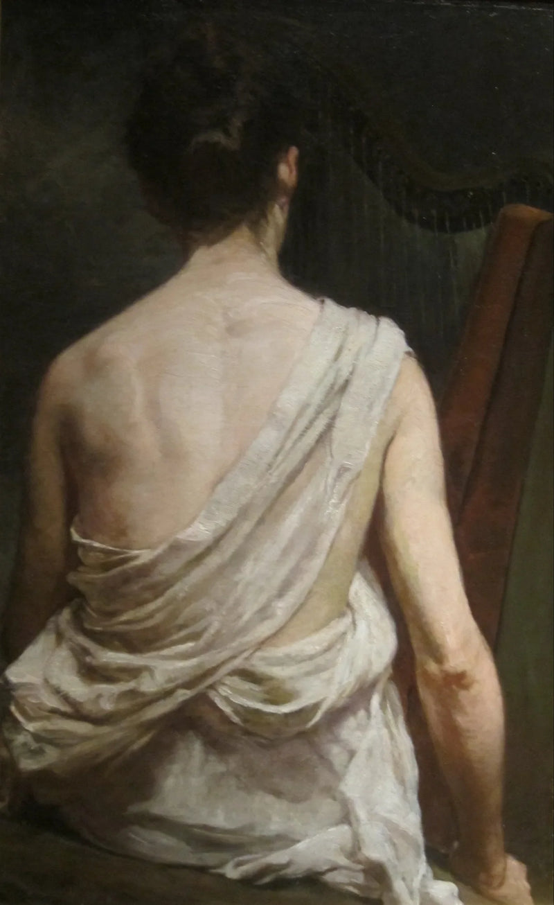Donna con arpa - Elizabeth Nourse