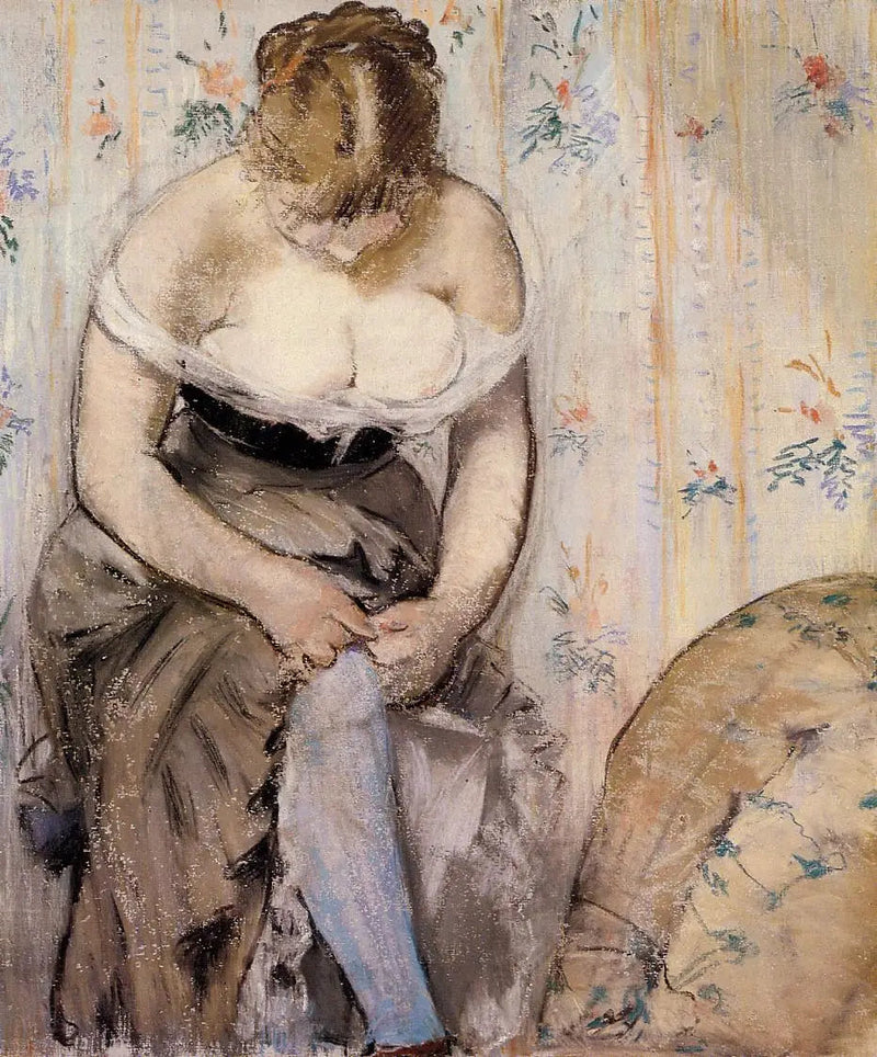 Donna con la Giarrettiera - Édouard Manet