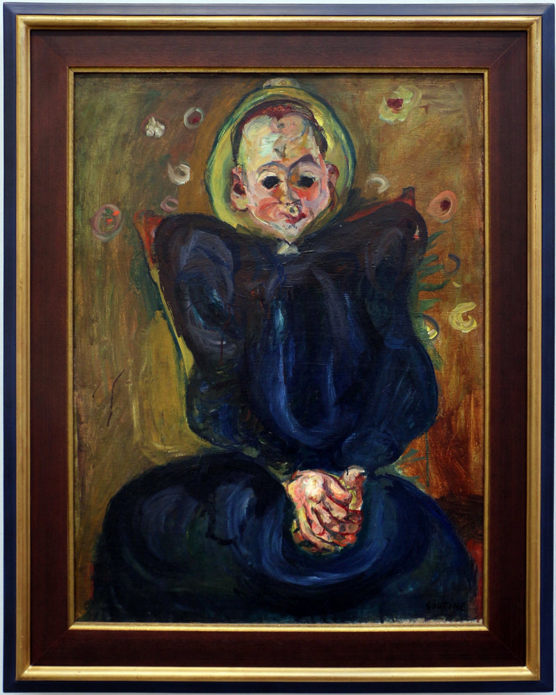 Donna con vestito blu - Chaim Soutine