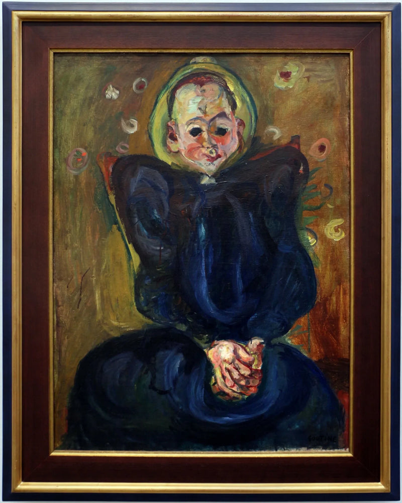 Donna con vestito blu - Chaim Soutine