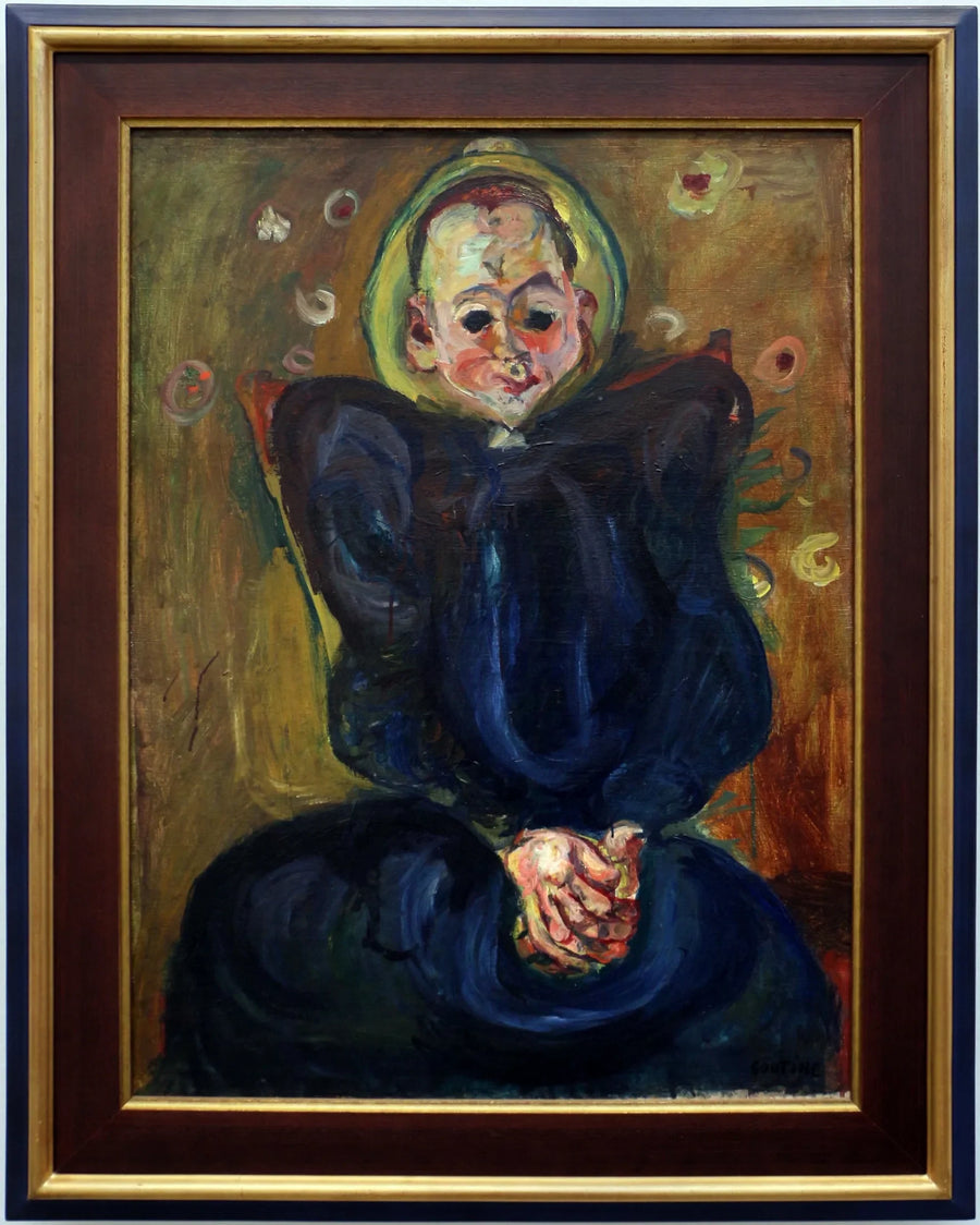 Donna con vestito blu - Chaim Soutine