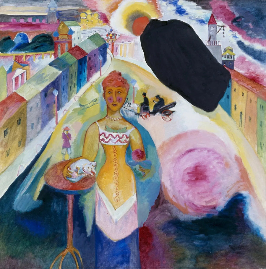 Donna a Mosca - Vassily Kandinsky