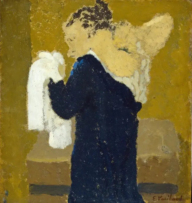 Donna al suo toilette - Édouard Vuillard