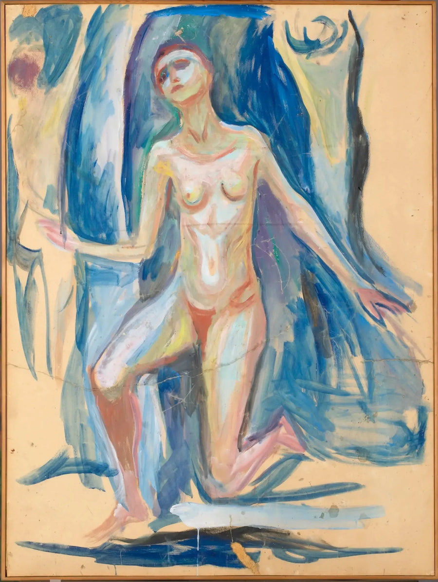 Donna in ginocchio - Edvard Munch