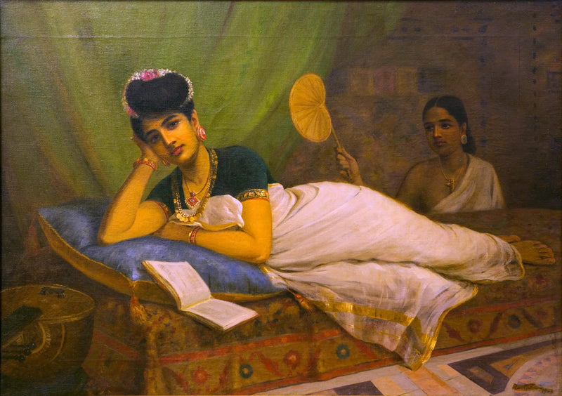 Donna distesa - Ravi Varmâ