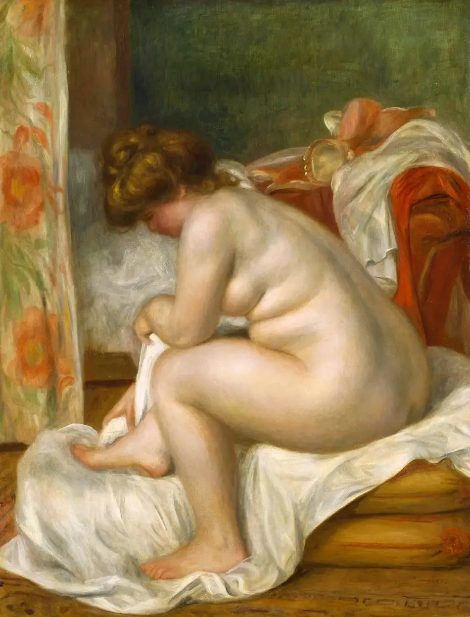 Femme après le bain - Pierre-Auguste Renoir image 1 copie de tableau peinte à la main