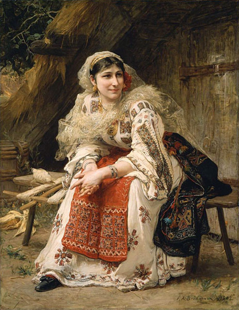 Femme arménienne. - Frederick Arthur Bridgman - Alpha Reproduction