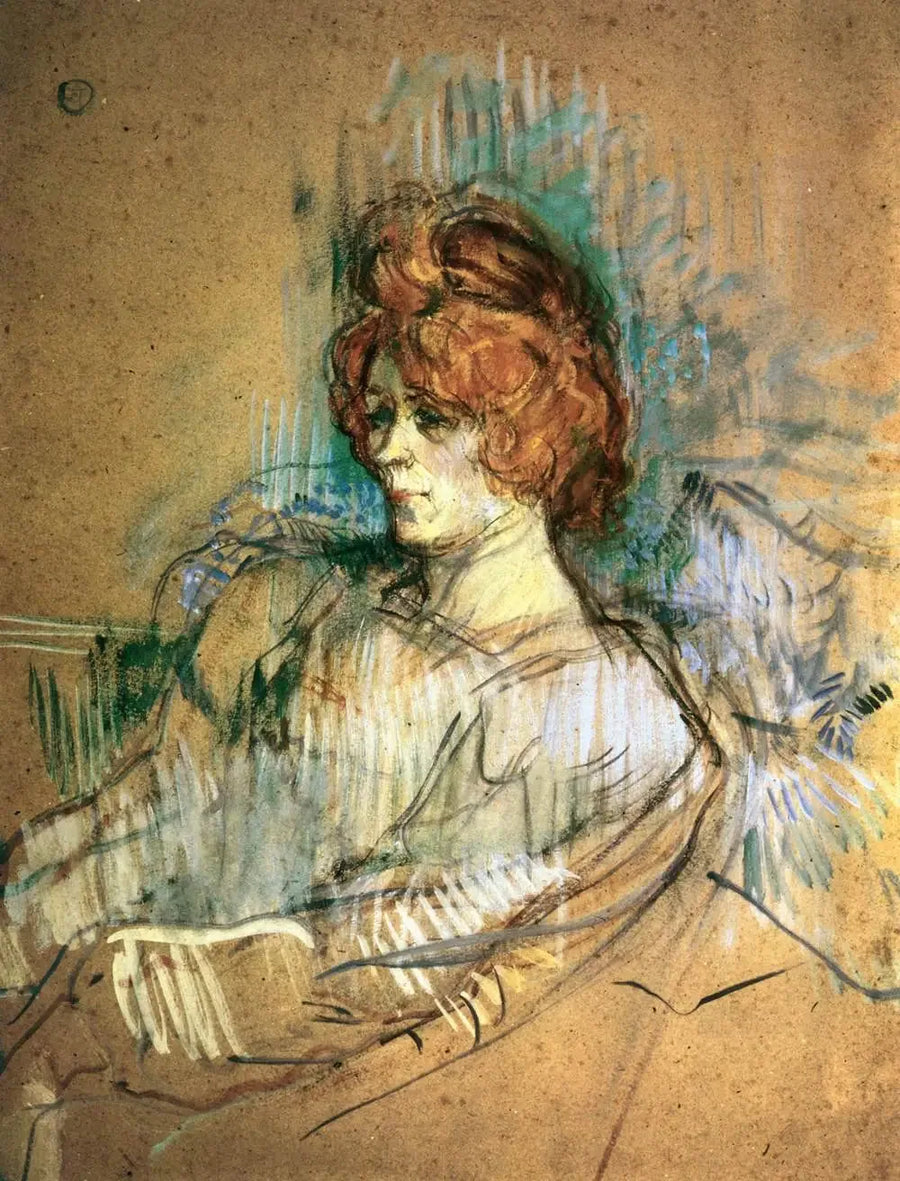 Donna seduta - Henri de Toulouse-Lautrec