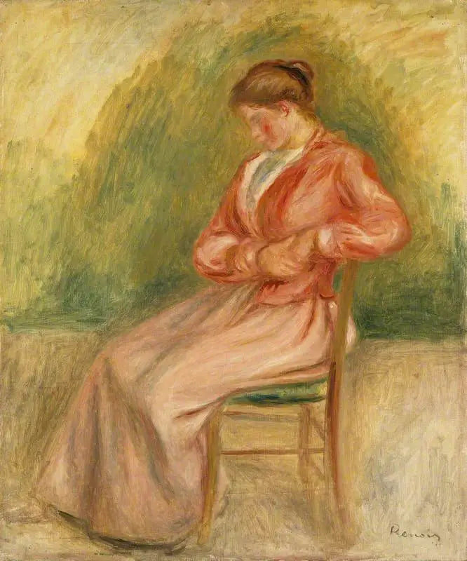 Donna seduta - Pierre-Auguste Renoir