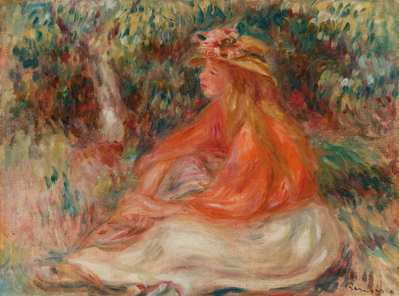 Donna seduta (Donna Sigillata) - Pierre-Auguste Renoir