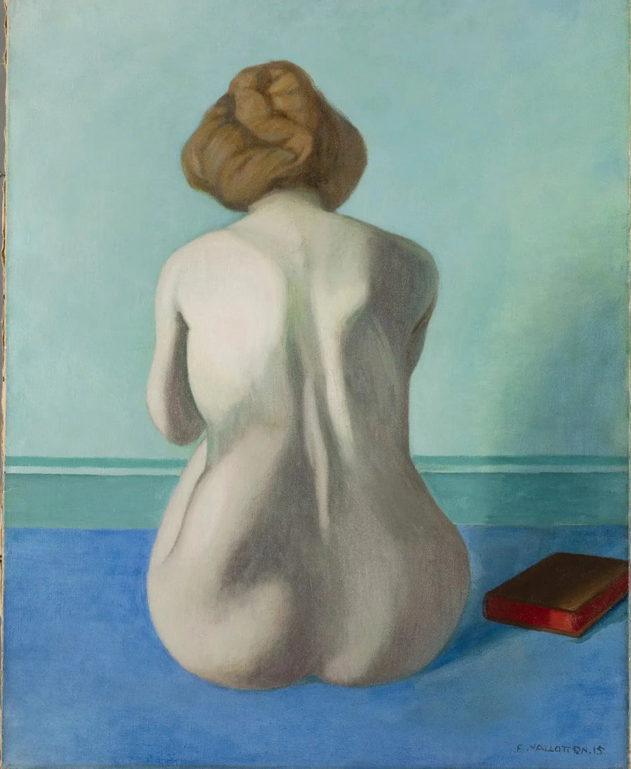 Donna seduta sulla schiena - Félix Vallotton