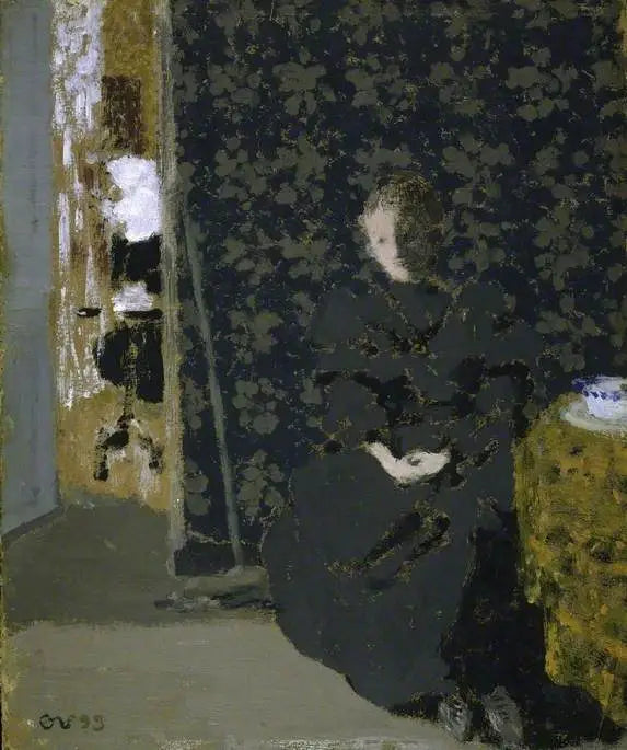 Donna seduta: tazza di caffè - Édouard Vuillard