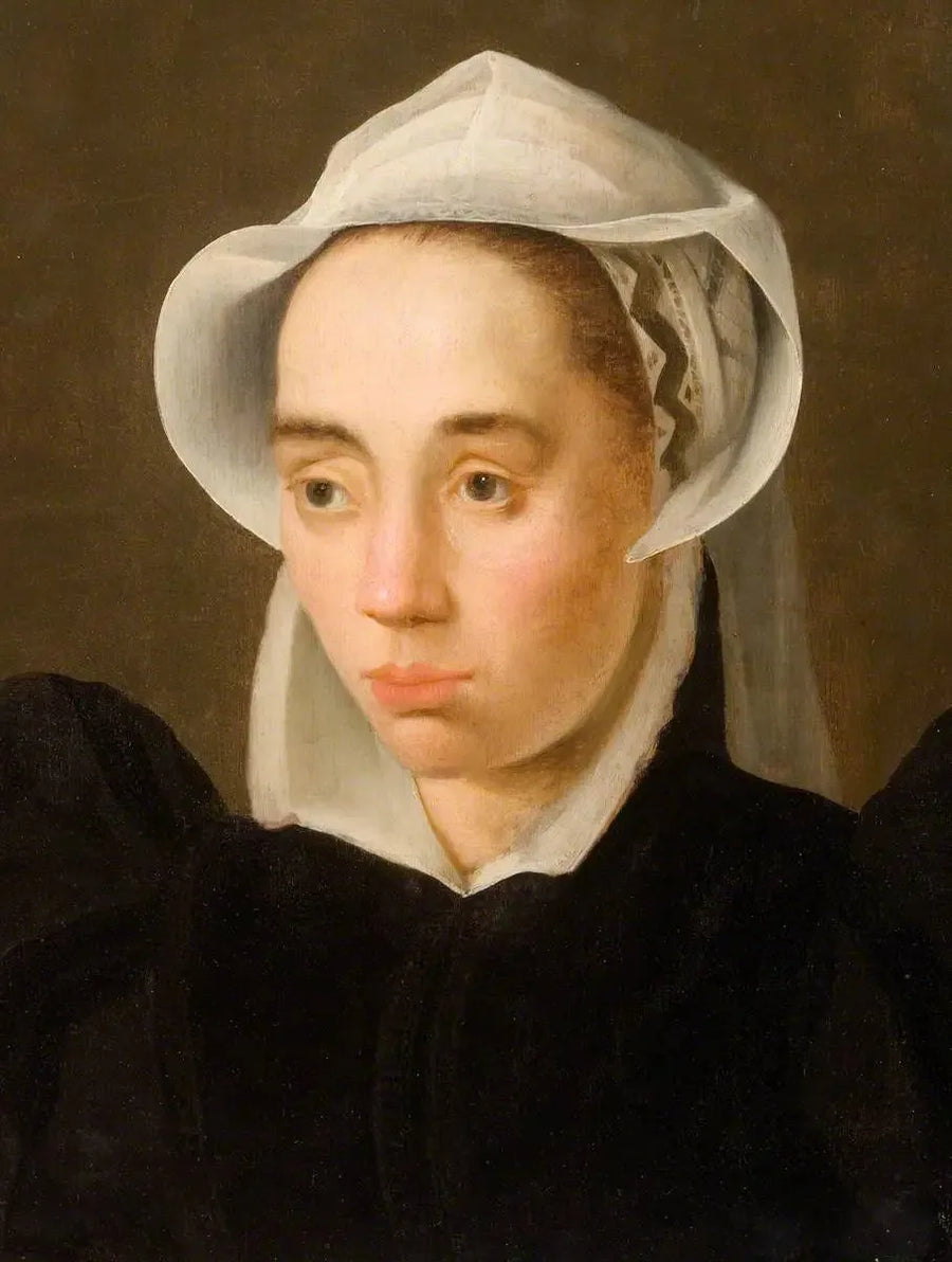 Donna con il berretto bianco - Frans Pourbus il Giovane