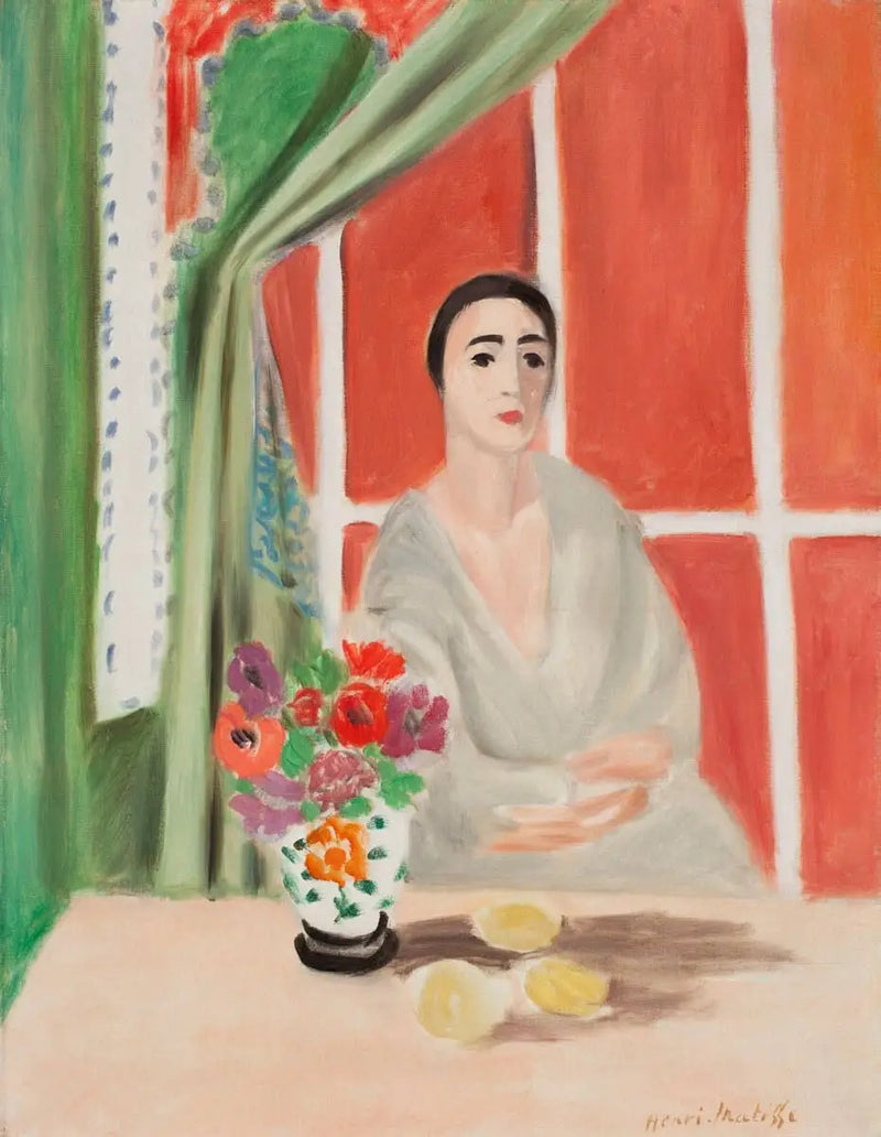 Donna con bouquet - Henri Matisse