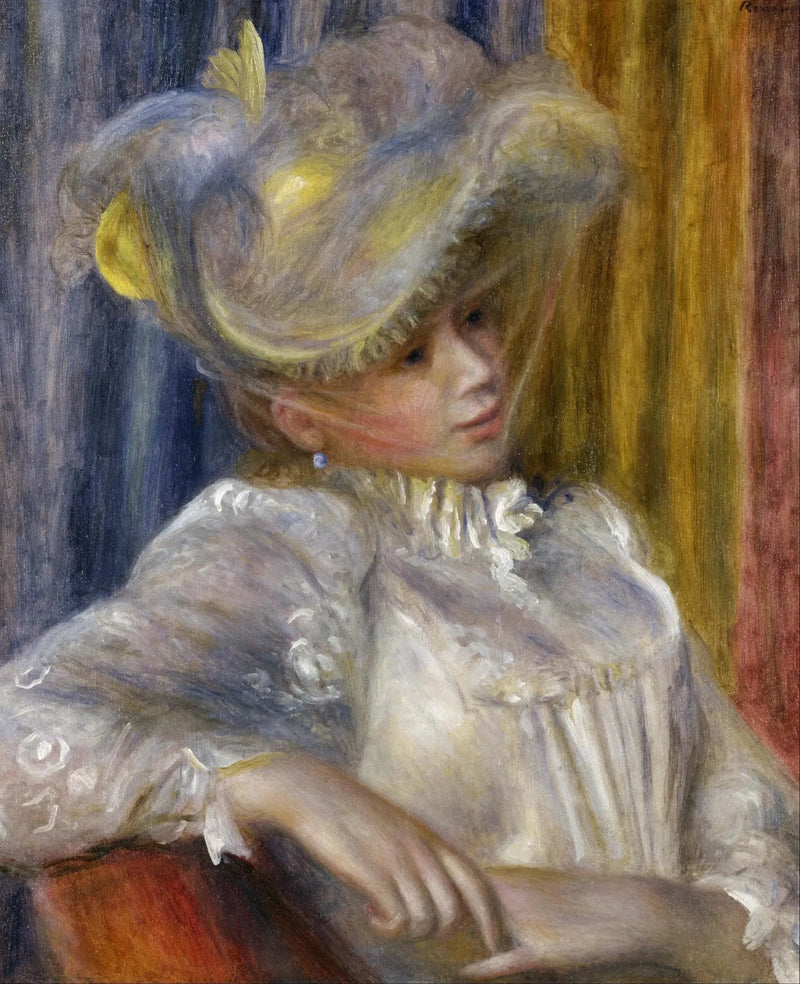 Donna con cappello - Pierre-Auguste Renoir